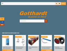 Tablet Screenshot of gotthardt-yacht.de
